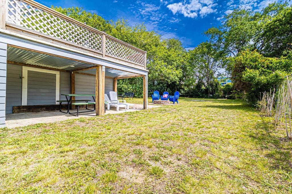 Gorgeous Centrally Located Ocean View 2 King, Huge Private Yard & Deck, Firepit, Bbq, & Game Tables 默特尔比奇 外观 照片