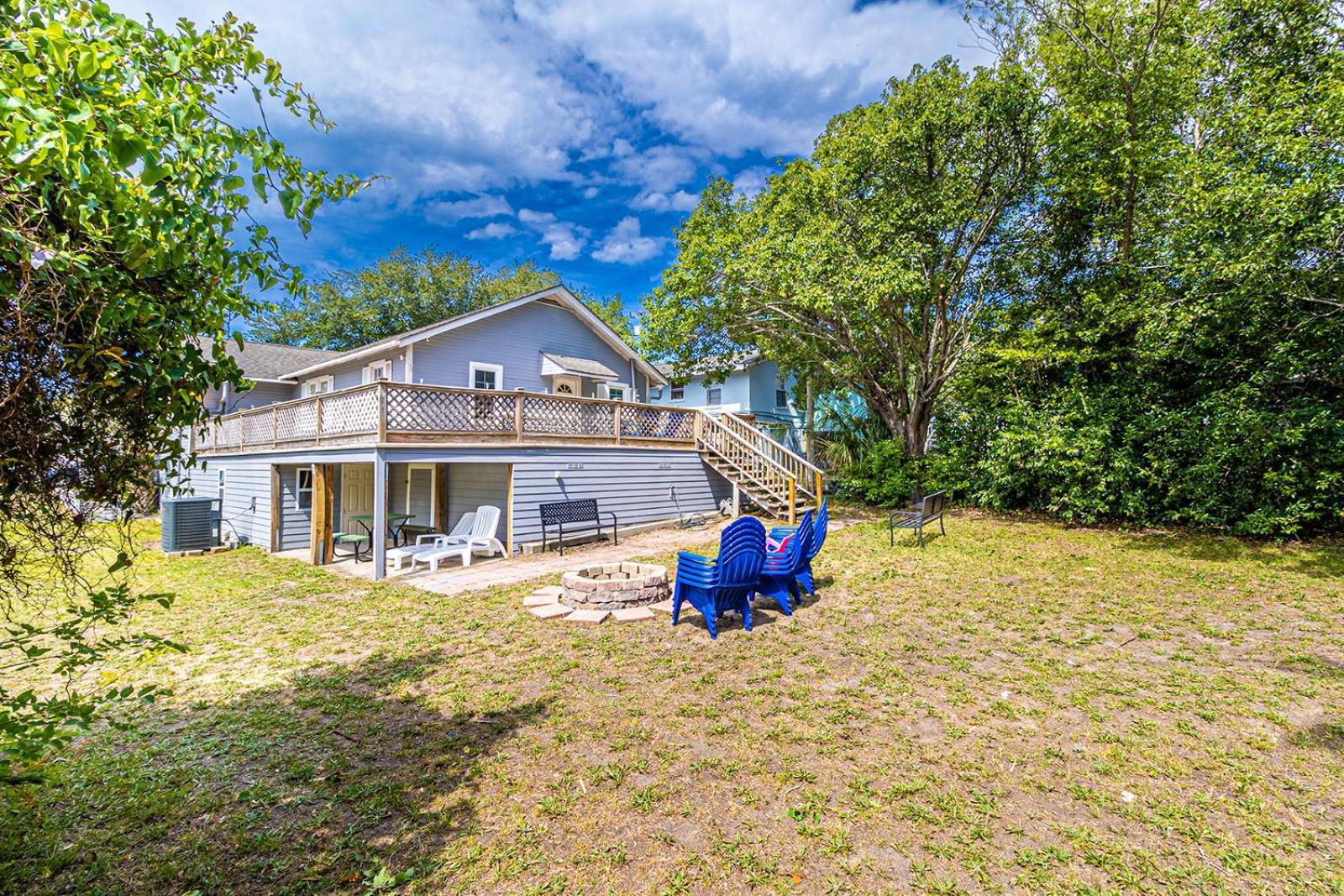 Gorgeous Centrally Located Ocean View 2 King, Huge Private Yard & Deck, Firepit, Bbq, & Game Tables 默特尔比奇 外观 照片