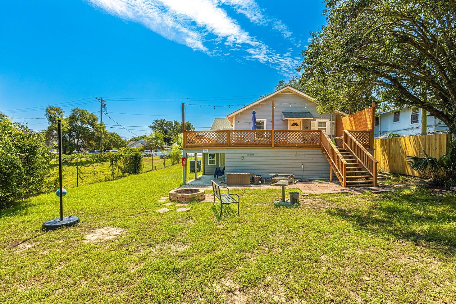 Gorgeous Centrally Located Ocean View 2 King, Huge Private Yard & Deck, Firepit, Bbq, & Game Tables 默特尔比奇 外观 照片
